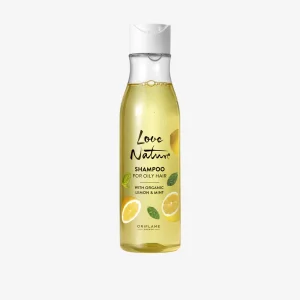 شامپو لیمو و نعنا برای موهای چرب لاونیچر (41354)Shampoo For Oily Hair with Organic Lemon & Mint